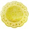 100 Pack 12 Inch Gold Doilies, Round Paper Placemats for Weddings, Desserts